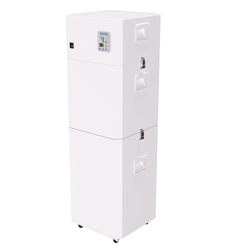 Load image into Gallery viewer, INOVA E600, Medical Grade HEPA Commercial Air Purifier, White, Back