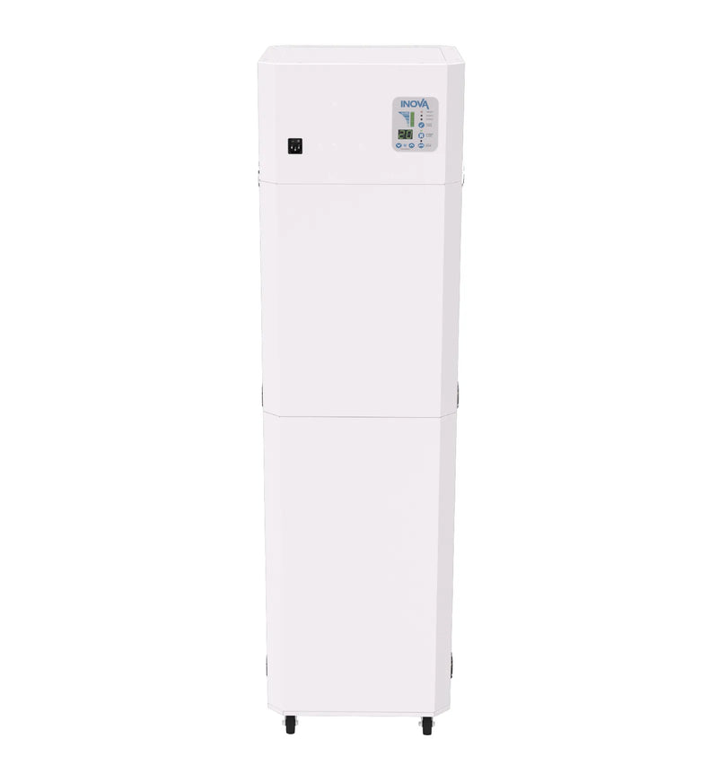 Load image into Gallery viewer, INOVA E600R, Medical Grade HEPA Commercial Air Purifier, White, Back, Panel