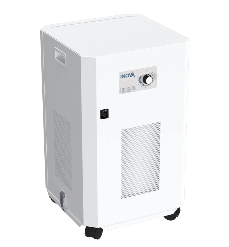 Load image into Gallery viewer, INOVA DE20, DV20 Medical Grade HEPA Air Purifier, White, Rear
