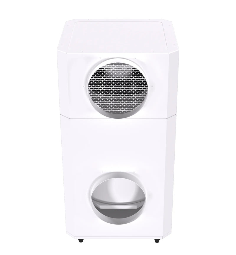 Load image into Gallery viewer, INOVA E300C, Medical Grade HEPA Commercial Air Purifier, White, Front, Face
