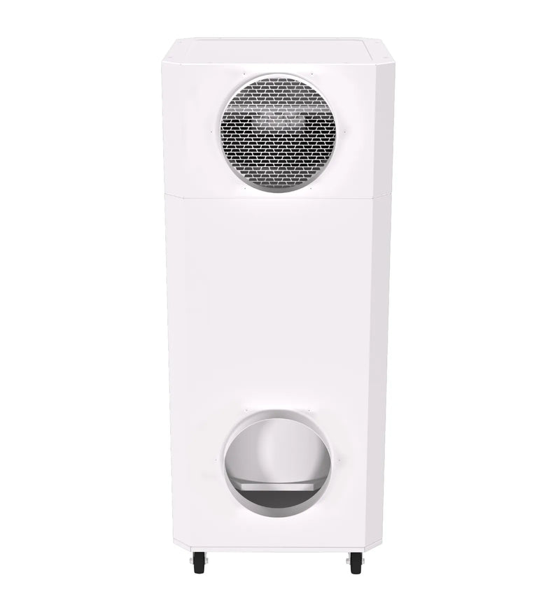 Load image into Gallery viewer, INOVA E400, Medical Grade HEPA Commercial Air Purifier, White, Front, Face
