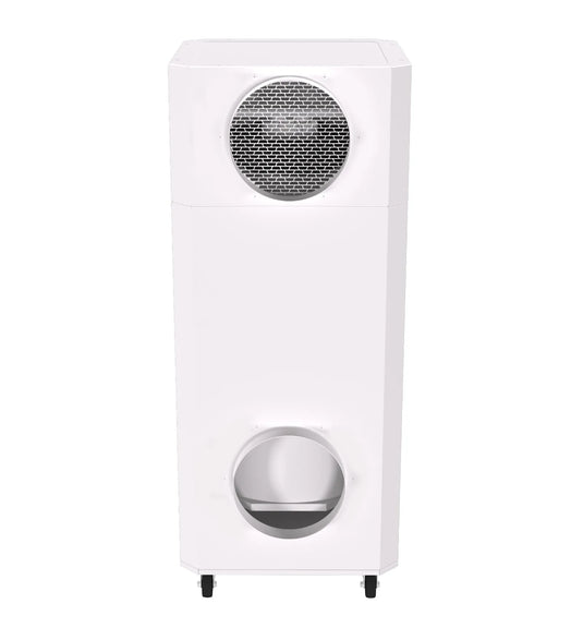 INOVA E400, Medical Grade HEPA Commercial Air Purifier, White, Front, Face