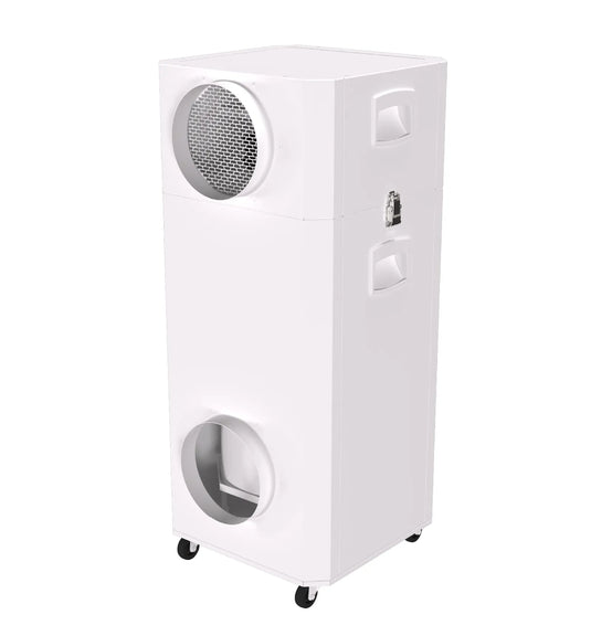 INOVA E400, Medical Grade HEPA Commercial Air Purifier, White, Front